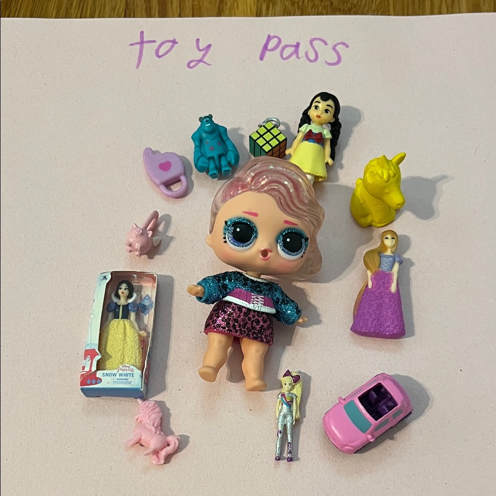 Colorful Doll and Accessories Set